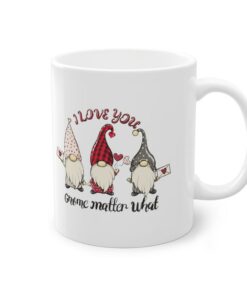 Valentine Gnome Mug, Valentines Mug, Valentines Gift, Gift For Him, Valentines Day Gift, Anniversary Gift, Gnome Gift