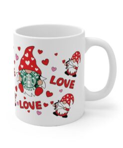Valentine Gnomes Starbucks Acrylic Mug Gnome Love Valentines Gifts