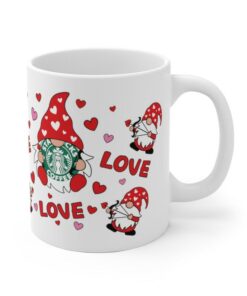 Valentine Gnomes Starbucks Acrylic Mug Gnome Love Valentines Gifts