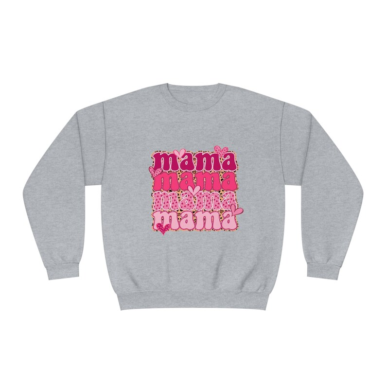 Valentine Mama Unisex Crewneck Sweatshirt - Image 4