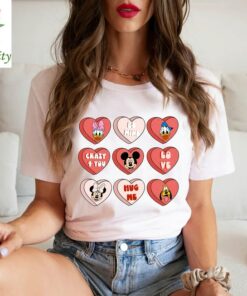 Valentine Mickey And Friends Shirt, Hug Me Shirt, Be Mine Shirt, Disney Valentine Shirt, Valentine's day sweatshirt, Vday disney hoodie