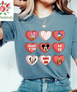 Valentine Mickey And Friends Shirt, Hug Me Shirt, Be Mine Shirt, Disney Valentine Shirt, Valentine's day sweatshirt, Vday disney hoodie