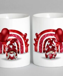 Valentine's Day Birthday Christmas Personalised Gonk Girlfriend Boyfriend Wife Husband Fiancé Fiancée Mug Cup Gift Present