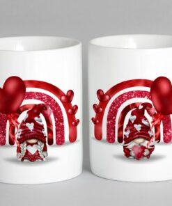Valentine's Day Birthday Christmas Personalised Gonk Girlfriend Boyfriend Wife Husband Fiancé Fiancée Mug Cup Gift Present