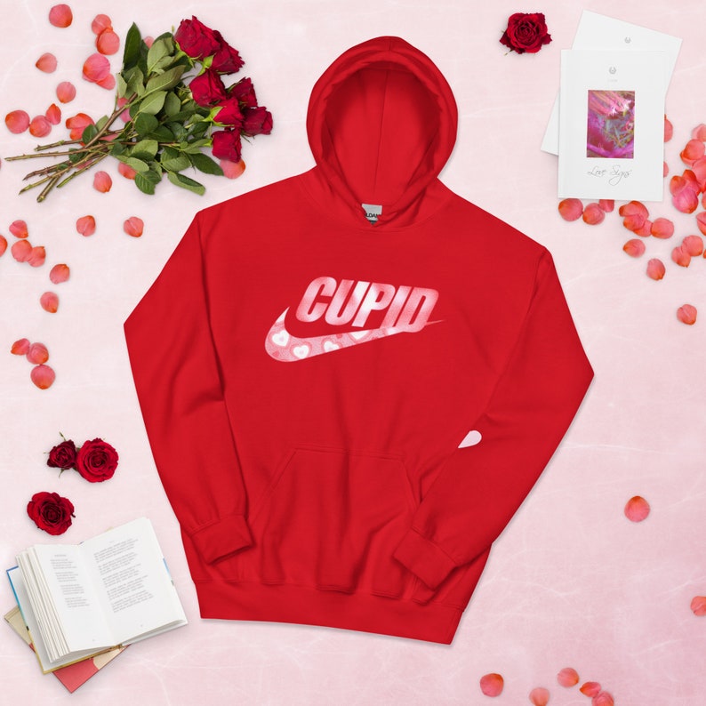 Valentines Day Custom Cupid Love Sweatshirt Unisex Hoodie - Image 3