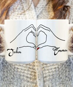 Valentine's Day Customized Together And Forever Couples Coffee Mug Gift For Couples Gift For Anniversary To My Wife Gift
