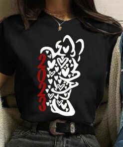 Valentine's Day Gift Disney Mickey Mouse Crewneck High-Quality Shirt Style Unisex T-shirt Family Birthday Gift Adult Kid Toddler Tee 6