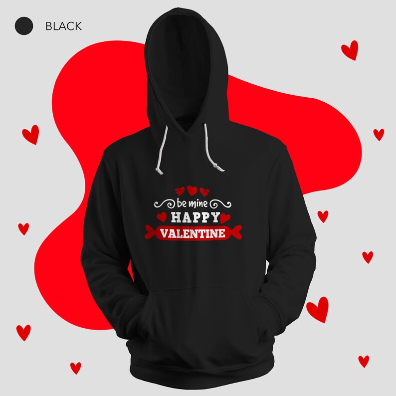 Valentines Day Gift For Boyfriend Girlfriend Unisex Hoodie tshirt, Oversized Uniquely Streetwear Love Heart Hoodie, Adult Clothing - Image 3