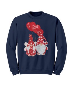Valentine's Day Gnomes Sweater Sweatshirt, Unisex Valentine's Sweatshirt, Valentine's Day Sweatshirt, Cute Gnomes Sweater
