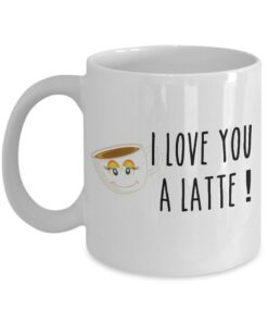 Valentine’s Day Mug I Love You A Latte Valentine Puns San Valentin Gifts Funny Valentine Mug For Boyfriend Or Girlfriend