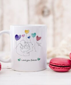 Valentines Day Mug, Love Coffee Ceramic Cup, Happy Valentine Mug For Her, Anniversary Gift Mug For Wife
