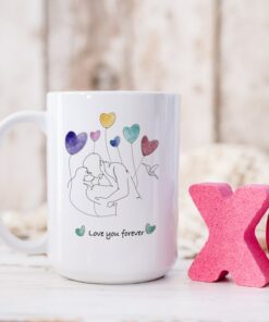 Valentines Day Mug, Love Coffee Ceramic Cup, Happy Valentine Mug For Her, Anniversary Gift Mug For Wife