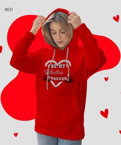 Valentines Day Oversized Wife Husband Gift ideas Hoodie, Unisex Streetwear Love Heart Hoodie