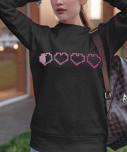 Valentines Day Sweatshirt, Hearts Valentines Day Sweatshirt, Cute Valentines Sweater, Retro Valentines Sweatshirt, Valentines Sweater