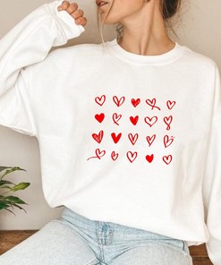 Valentines Day Sweatshirt, Valentines Day Gift, Love Sweatshirt, Heart Sweatshirt, Women Valentine Sweater, Teacher Valentine Day Sweatshirt
