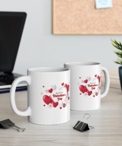 Valentines Day White Mug, Valentines Day Coffee Mugs, Valentines Day Gifts For Him and Her, Funny Design Mug, Love Mug