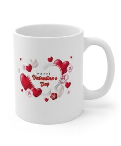 Valentines Day White Mug, Valentines Day Coffee Mugs, Valentines Day Gifts For Him and Her, Funny Design Mug, Love Mug