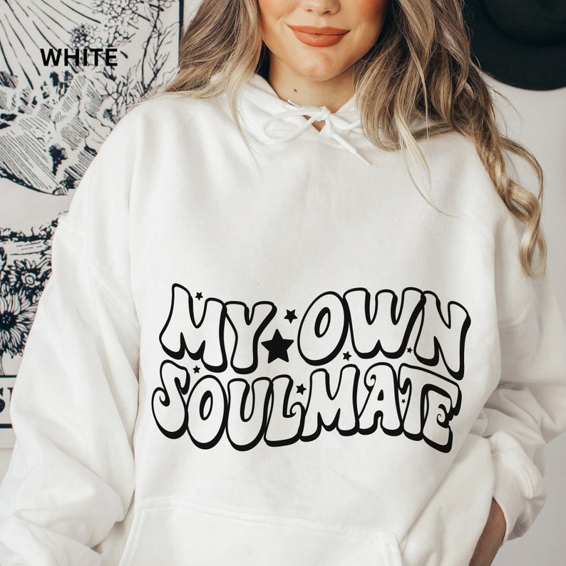 Valentines Day hoodie, my own soulmate hoodie, funny unisex Valentines Day sweatshirt, Valentines Day Shirt, teacher gift - Image 2
