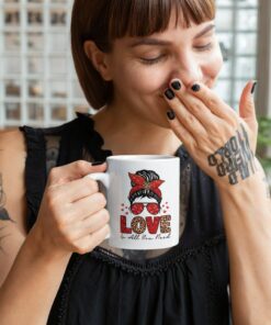 Valentines Love Is All Your Need Mug, Valentines Mug, Hearts Mug, Love Mug, Valentines For Her, Valentines Gift For Her