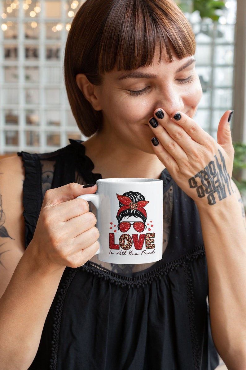 Valentines Love Is All Your Need Mug, Valentines Mug, Hearts Mug, Love Mug, Valentines For Her, Valentines Gift For Her