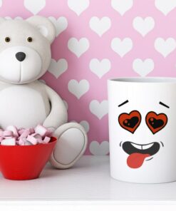 Valentines Mug , Funny Face Mug, Valentine Day Gift