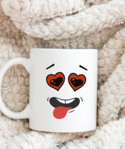 Valentines Mug , Funny Face Mug, Valentine Day Gift, Valentine Idea Gift, Valentiness Day, Funny Mug