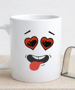 Valentines Mug , Funny Face Mug, Valentine Day Gift, Valentine Idea Gift, Valentiness Day, Funny Mug
