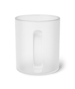 Valentine's Mug, I Love You Frosted Glass Mug