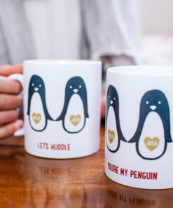 Valentines Mug, You'sre My Penguin, You Are My Penguin Valentines Mug, Personalised Penguin Valentines Mug
