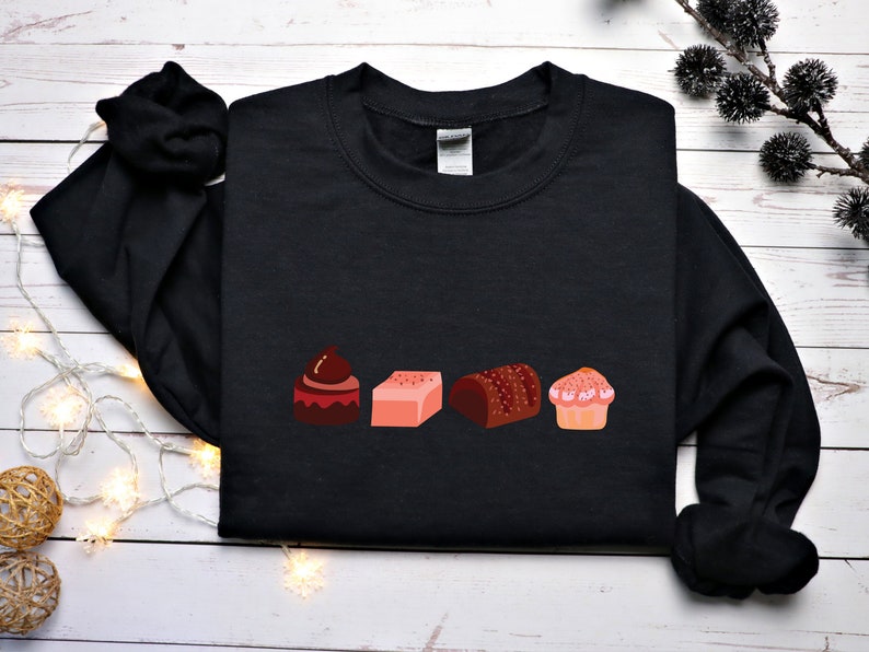 Valentines Sweatshirt - Sweets Valentines Design Sweatshirt - VDay Sweatshirt - Valentines Day Gift For Friend - Valentines Sucker Shirt - Image 4