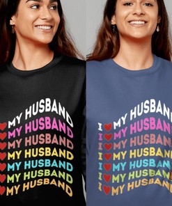 Valentines sweatshirt, Funny wife, Unisex Stylish fit, Ringspun cotton and polyester