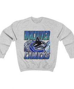 Vancouver Canucks Retro NHL Crewneck Sweatshirt Hoodie Shirt Gifts for NHL Fans