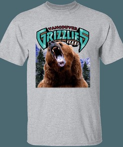 Vancouver Grizzlies GRIZZLY BEAR Retro NBA T-Shirt Sweatshirt Hoodie Gifts for Fans