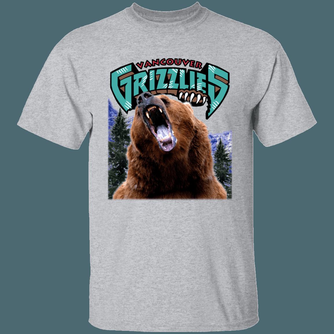 Vancouver Grizzlies GRIZZLY BEAR Retro NBA T-Shirt Sweatshirt Hoodie Gifts for Fans
