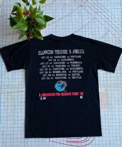 Vancouver Grizzlies Inaugural Pre-Season Tour Tshirt Sweatshirt Hoodie Sweatshirt Crewneck Pullover Reprinted Full Color Full Size Gifts for NBA Fans