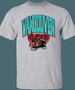 Vancouver Grizzlies Retro T-Shirt Sweatshirt Hoodie Gifts for NBA Fans