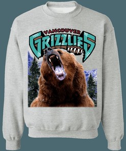 Vancouver Grizzlies Vintage NBA Crewneck Sweatshirt Hoodie Shirt Gifts for Fans