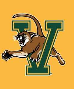 Vermont Catamounts Primary Logo Long Shirt Sweatshirt Pullover Hoodie Reprinted Full Color Full Size