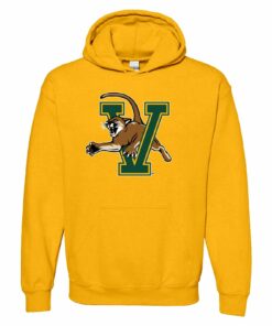 Vermont Catamounts Primary Logo Shirt Sweatshirt Pullover Hoodie Reprinted Full Color Full Size