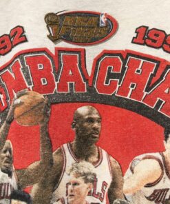 Very Rare 1997 Starter NBA Champion Chicago Bulls Tshirt Pullover Hoodie Crewneck Sweatshirt Reprinted Full Color Full Size Gifts for NBA Fans