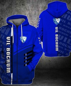 Vfl Bochum 3D All Over Print Zip Up Hoodie Option
