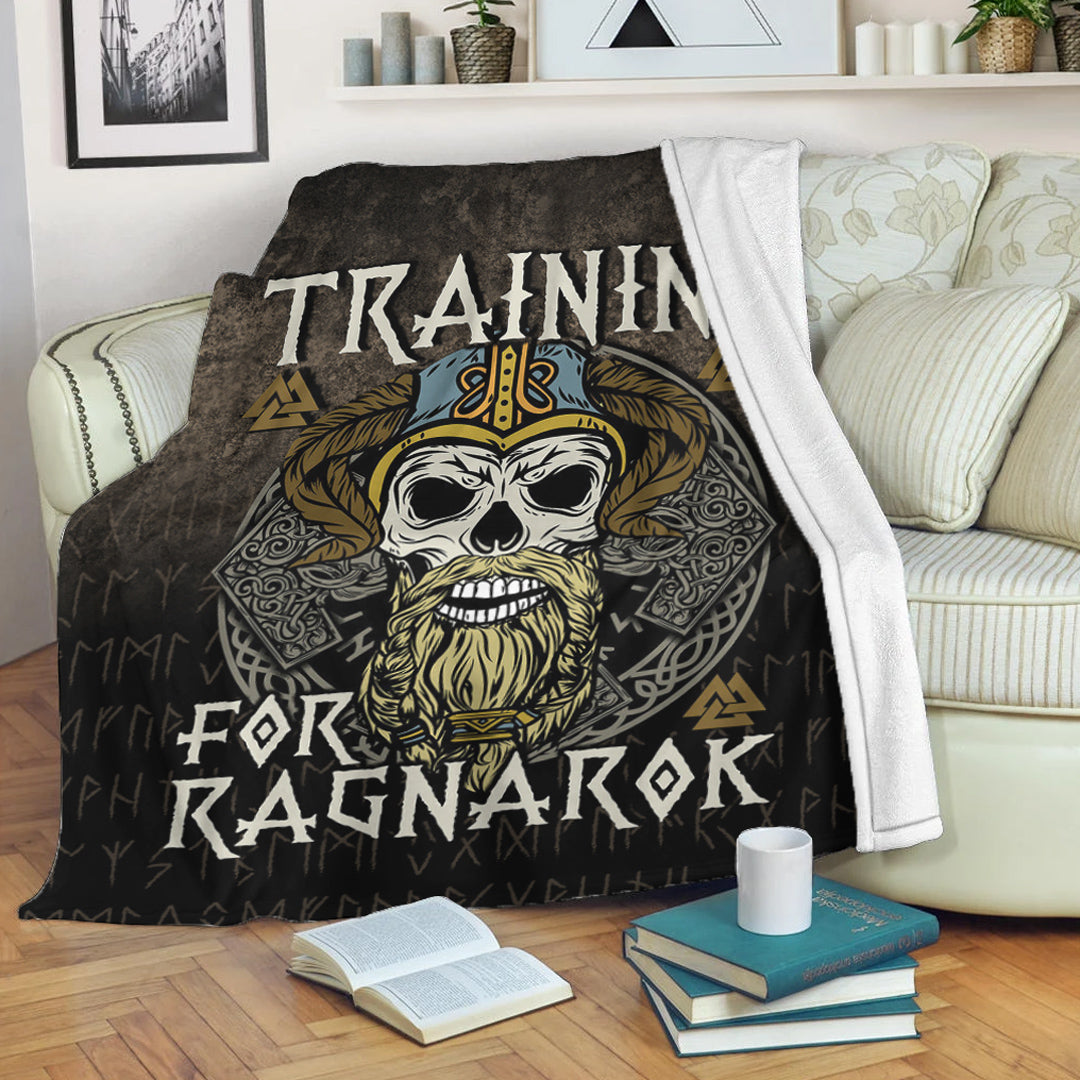 Viking Blanket Valhalla Is Calling Sherpa Fleece Blanket Gifts for Viking Lovers