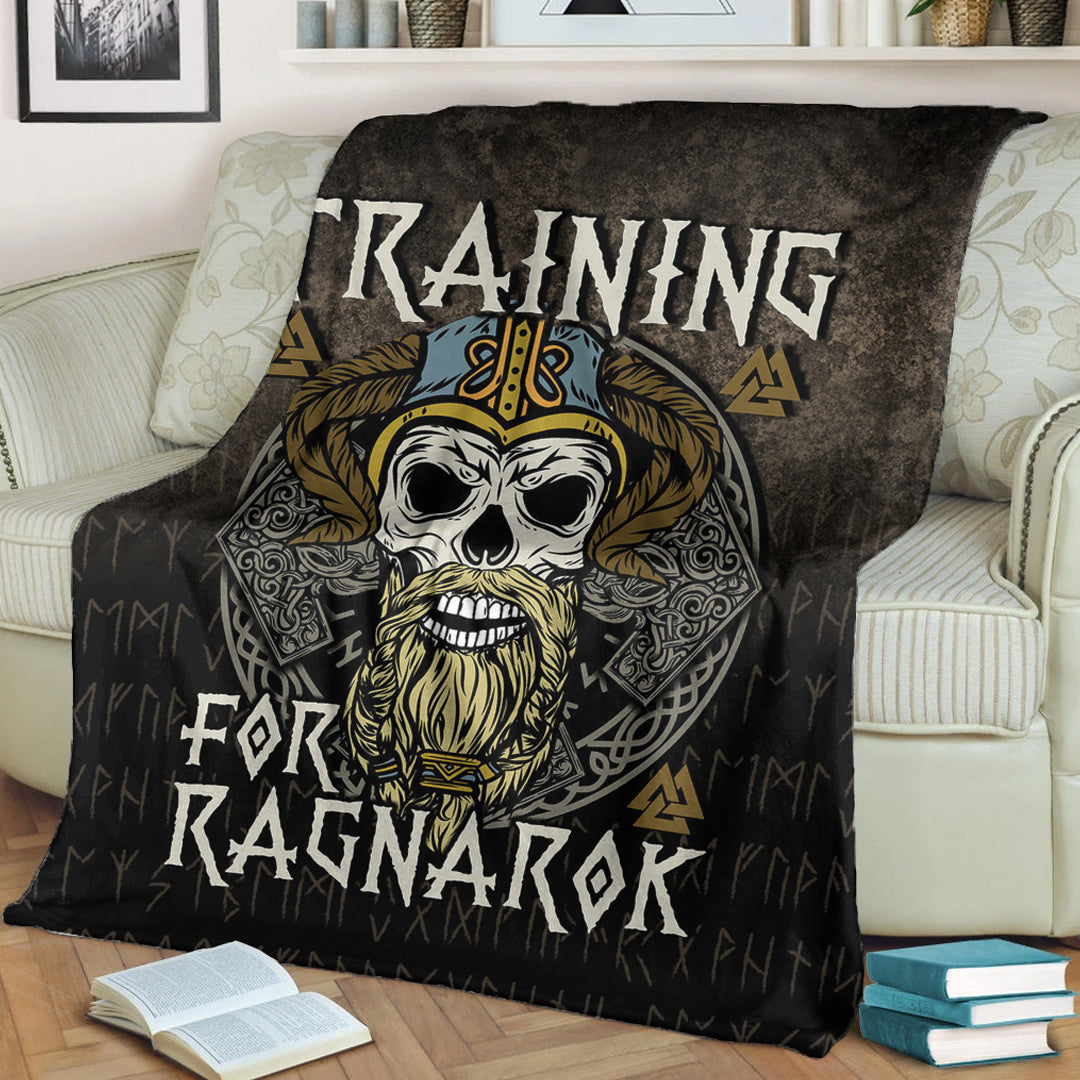 Viking Blanket Valhalla Is Calling Sherpa Fleece Blanket Gifts for Viking Lovers