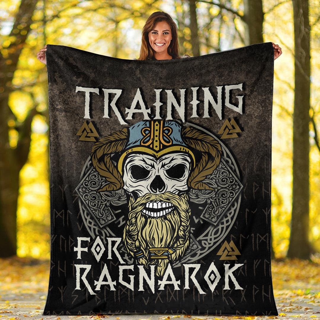 Viking Blanket Valhalla Is Calling Sherpa Fleece Blanket Gifts for Viking Lovers