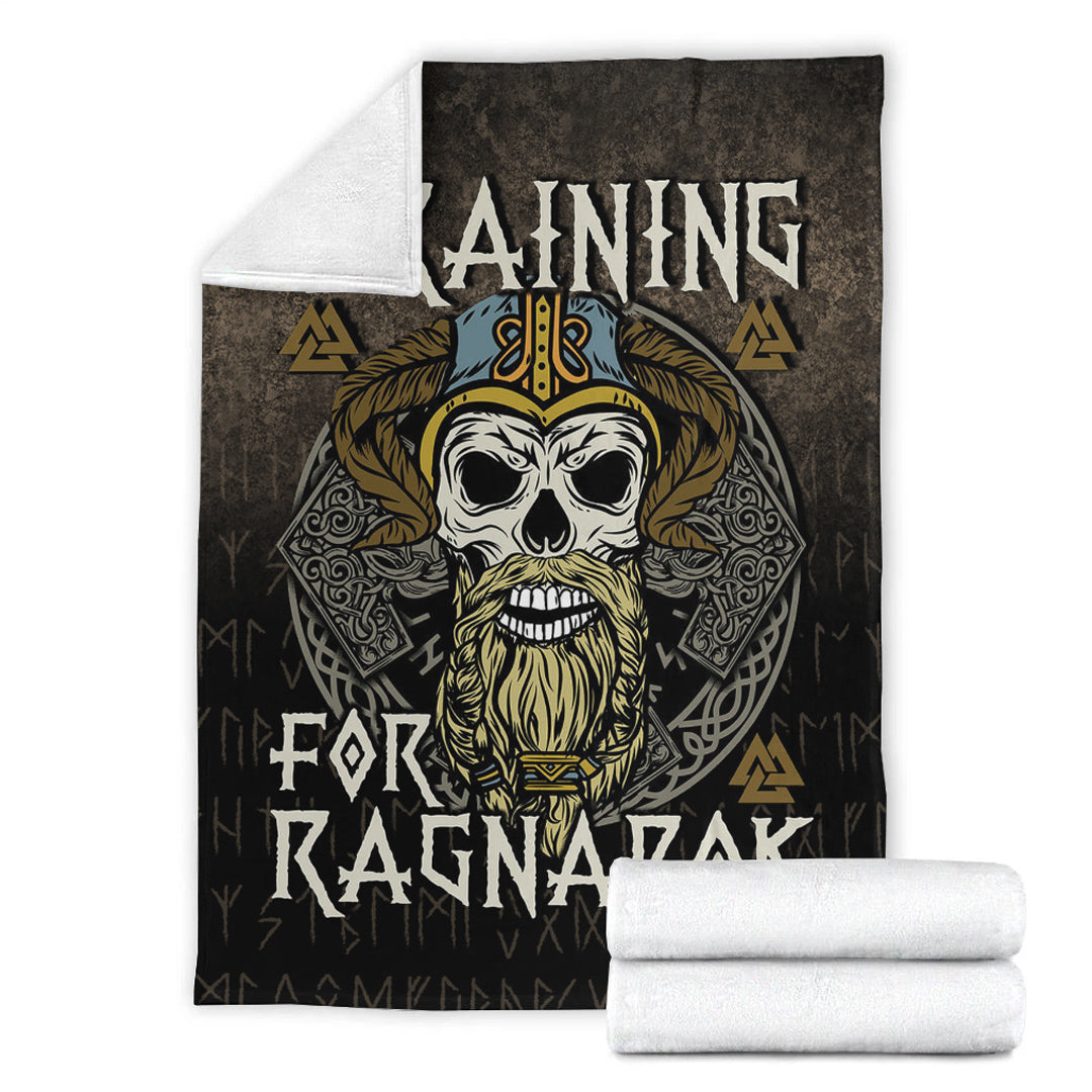 Viking Blanket Valhalla Is Calling Sherpa Fleece Blanket Gifts for Viking Lovers