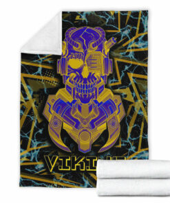 Viking Blanket Viking 3D Warrior Robo Sherpa Fleece Blanket Gifts for Viking Lovers