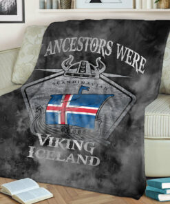 Viking Blanket Viking Iceland Drakka Scandinavian Sherpa Fleece Blanket Gifts for Viking Lovers