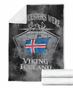 Viking Blanket Viking Iceland Drakka Scandinavian Sherpa Fleece Blanket Gifts for Viking Lovers