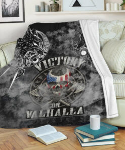 Viking Blanket Viking Skol and Hati American Sherpa Fleece Blanket Gifts for Viking Lovers