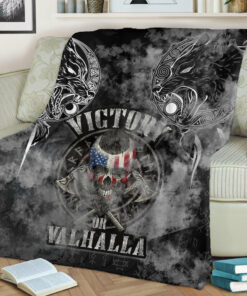 Viking Blanket Viking Skol and Hati American Sherpa Fleece Blanket Gifts for Viking Lovers